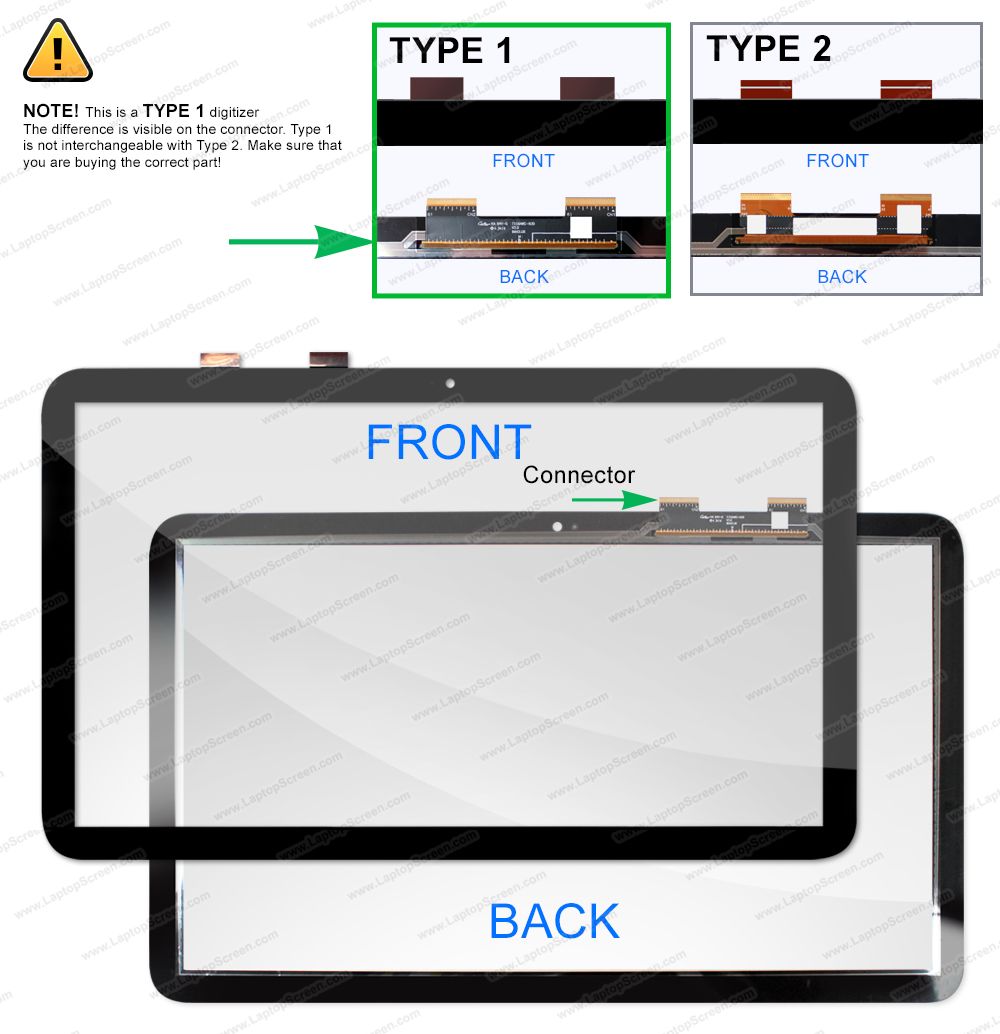 Screen for HP Compaq 764622001. Replacement Laptop LCD Screens