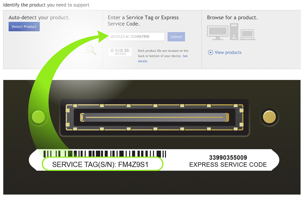 Descubrir 133+ imagen express service code dell lookup