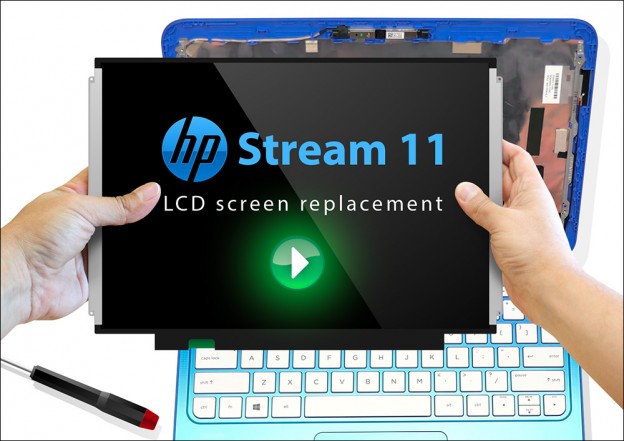 Écran LCD LED 11,6 Pouces Pour HP Stream 11-Y018TU - 1366x768 HD, Connecteur 30 Broches, Neuf