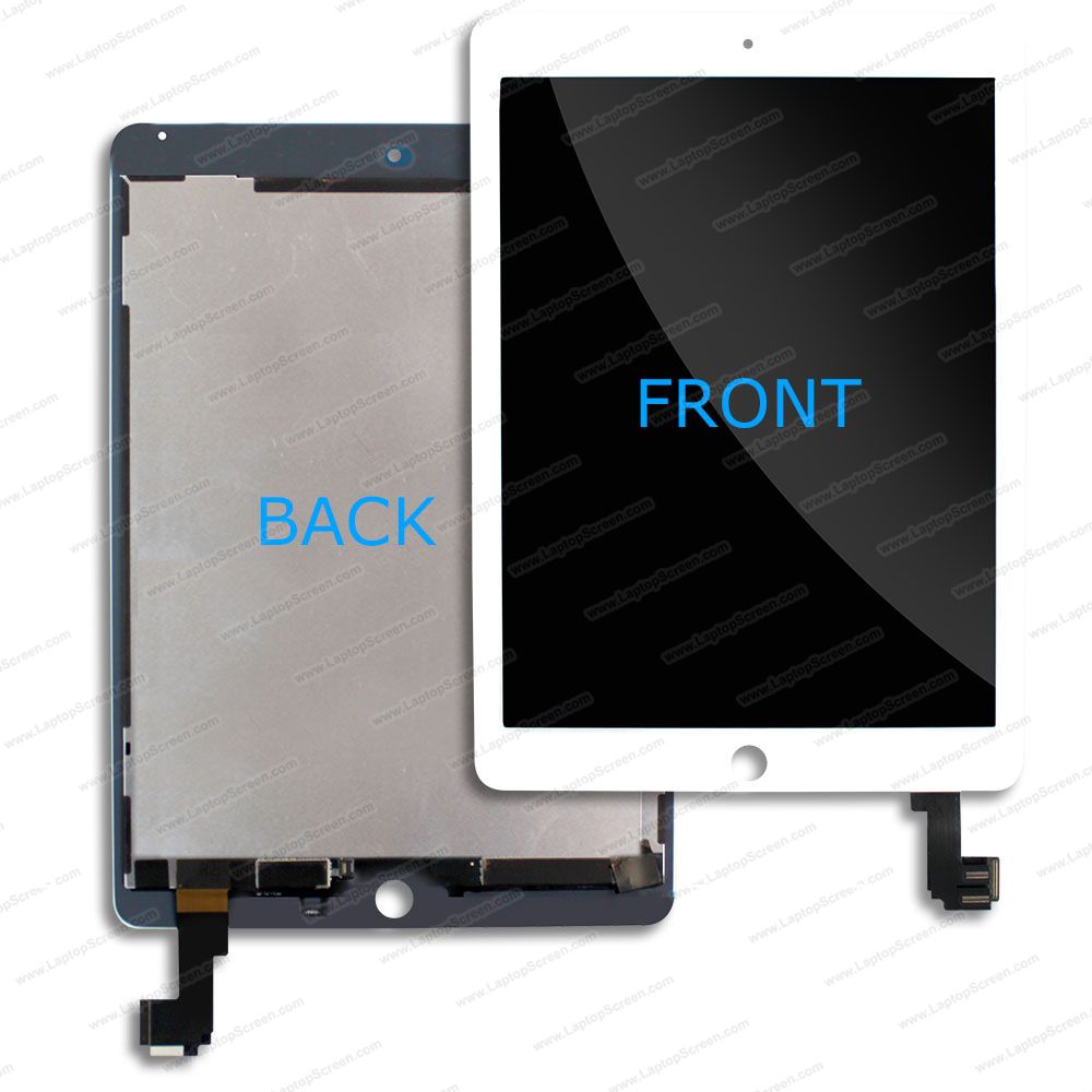 iPad Air 2 LCD and Glass Replacement, White
