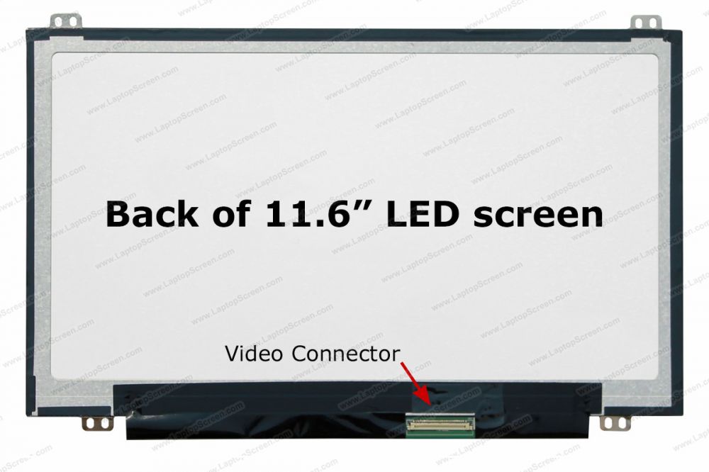 Substitute Only. Not a TOP AND BOTTOM BRACKETS Replacement LAPTOP LCD Screen 11.6 WXGA HD LED DIODE for Acer Chromebook 710 Q1vzc