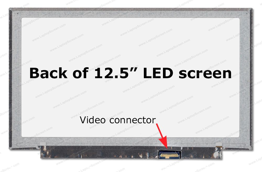 M125NWN1 R0 Non Touch Led LCD Screen 12.5 HD 1366x768 30 Pin