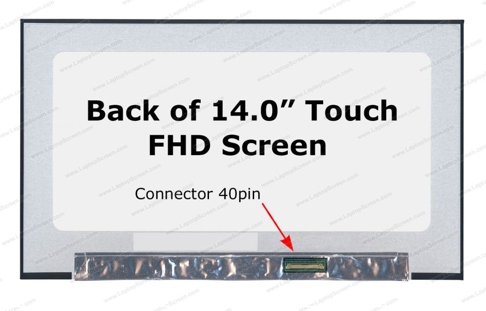 thumbnail image 2 of 14" FHD IPS Laptop Screen Replacement - Compatible With LP140WFA SP DA & N140HCA-EBC REV.B4 2 of 11