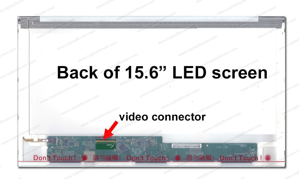 PC Parts Unlimited CLAA156WB11A-CC Grade Chunghwa 15.6 LED Backlight 1366 x 768 40pin Bottom Left ConnectorC Grade 