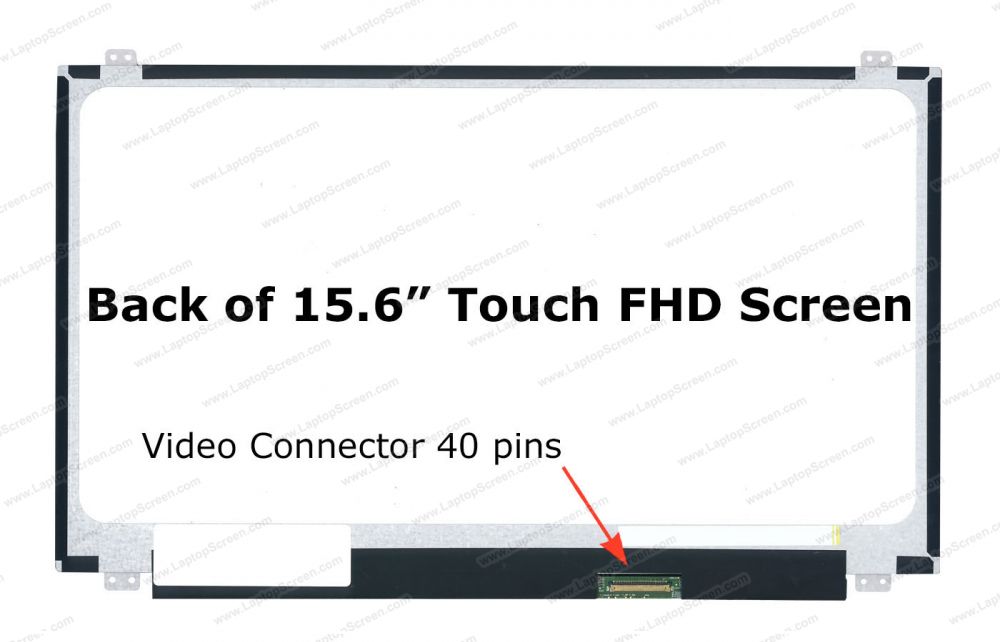 15.6" Touch LCD Screen AUO B156HTK01.0 DELL 0FNDC6 FBDC6 1920X1080 FHD Display 