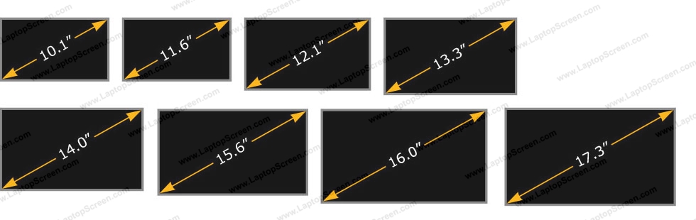 Laptop Screen Size Chart